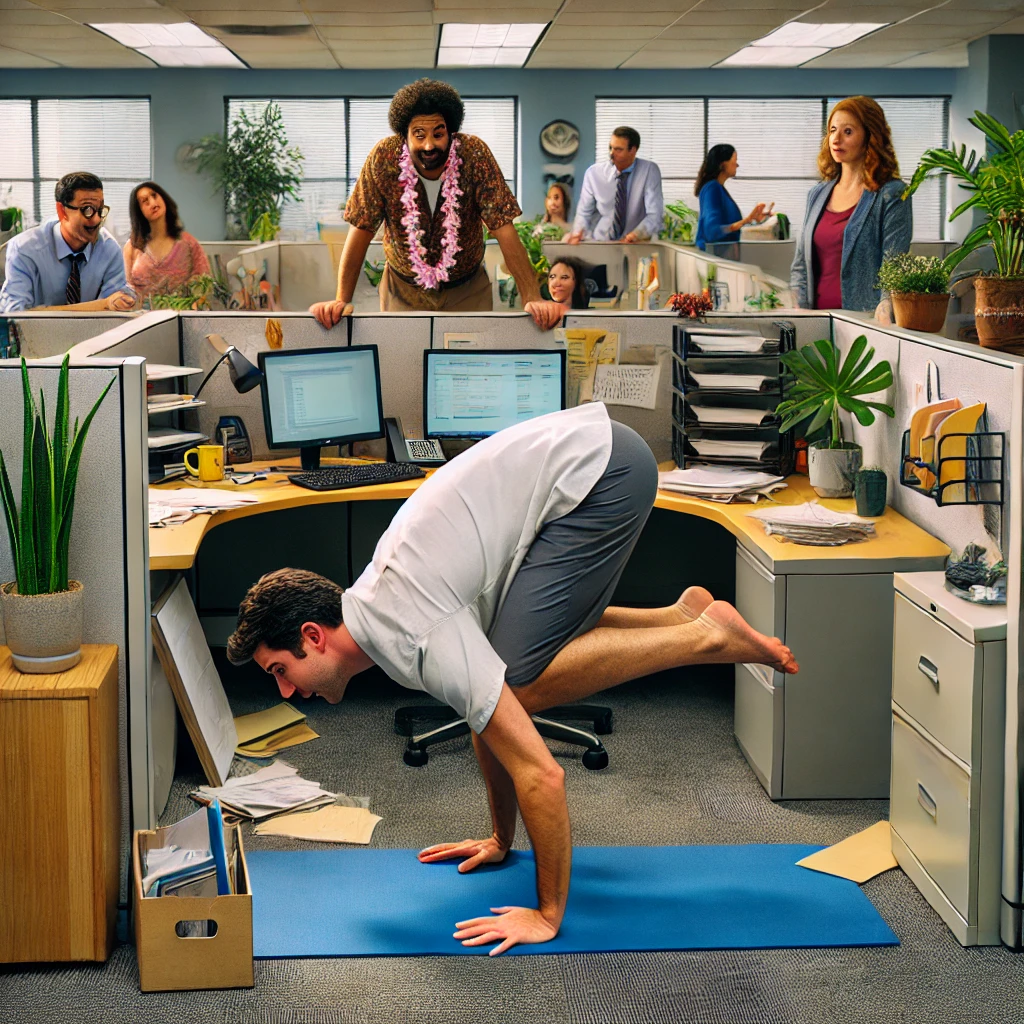 The Cubicle Yogi and His Quest for Zen